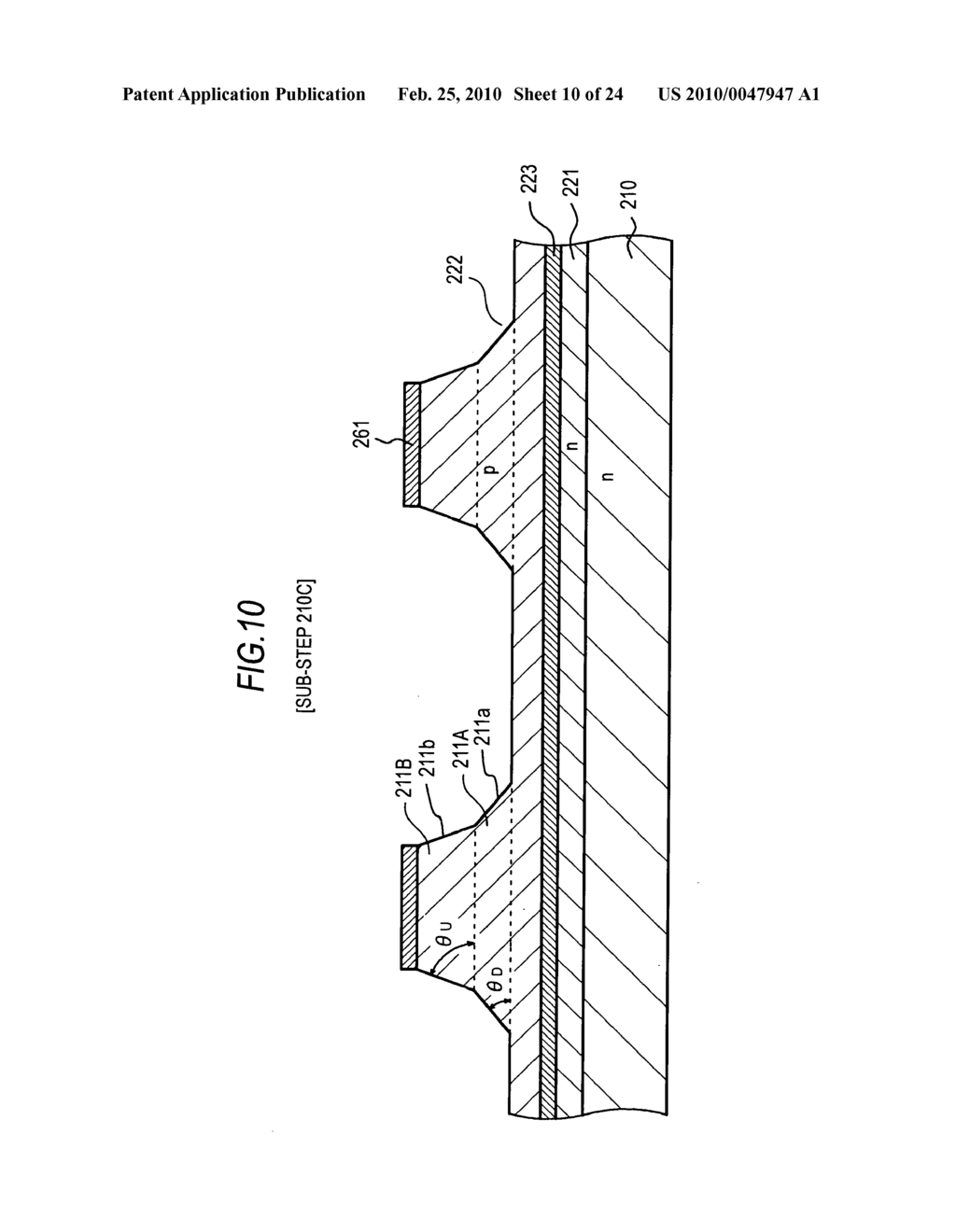 Semiconductor light-emitting element, fabrication method thereof, convex part formed on backing, and convex part formation method for backing - diagram, schematic, and image 11