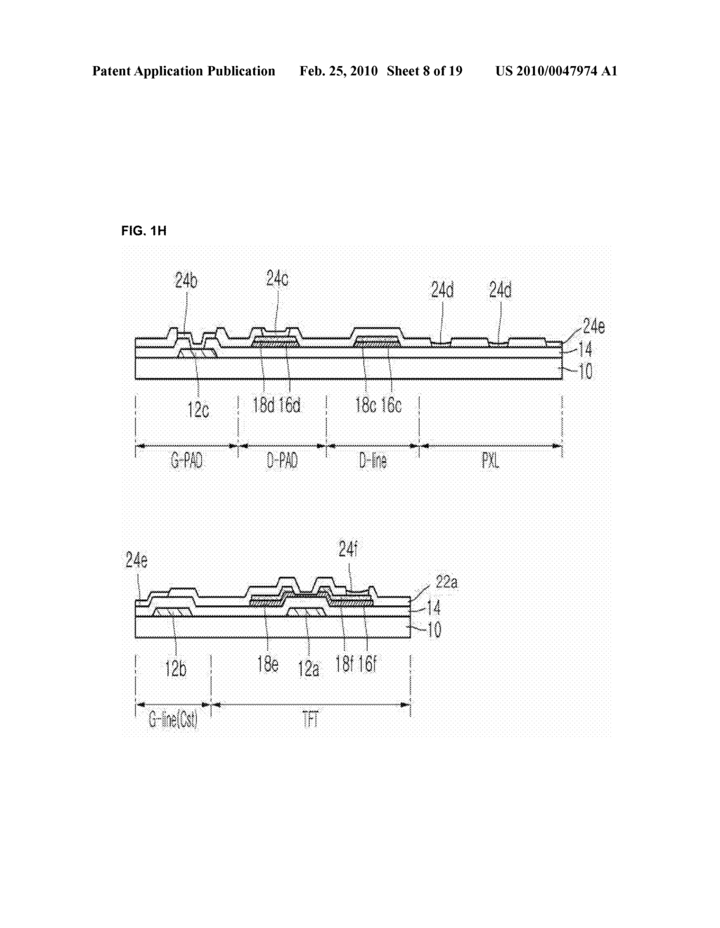 METHOD OF MANUFACTURING THIN FILM TRANSISTOR ARRAY SUBSTRATE - diagram, schematic, and image 09