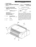 LOW PROFILE BOARD-TO-BOARD ELECTRICAL CONNECTOR HAVING TERMINAL TAILS ARRANGED IN MIDDLE OF SIDE WALL diagram and image