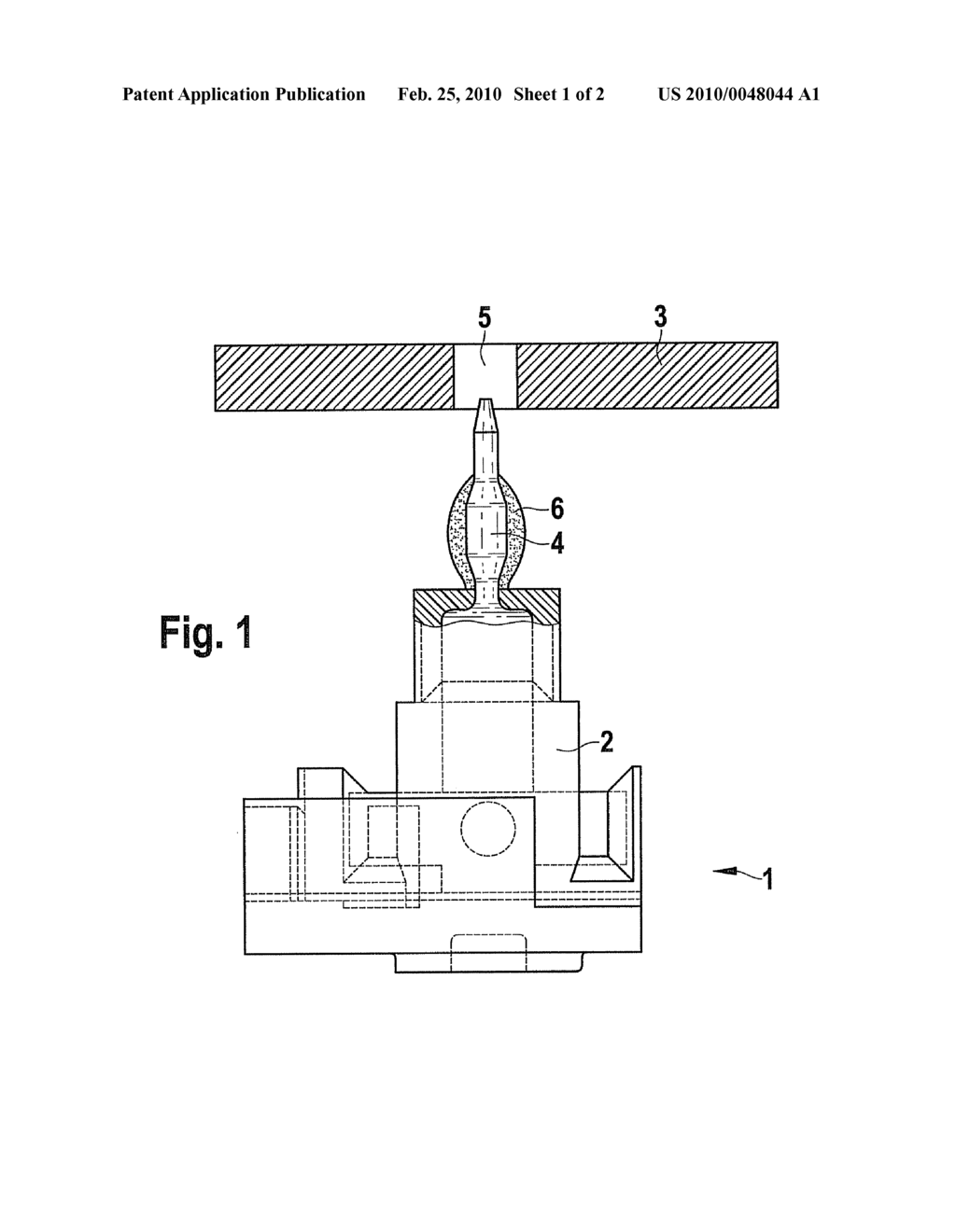 COMPONENT HAVING A MECHANICAL CONTACT AND METHOD FOR PRODUCING THE COMPONENT - diagram, schematic, and image 02