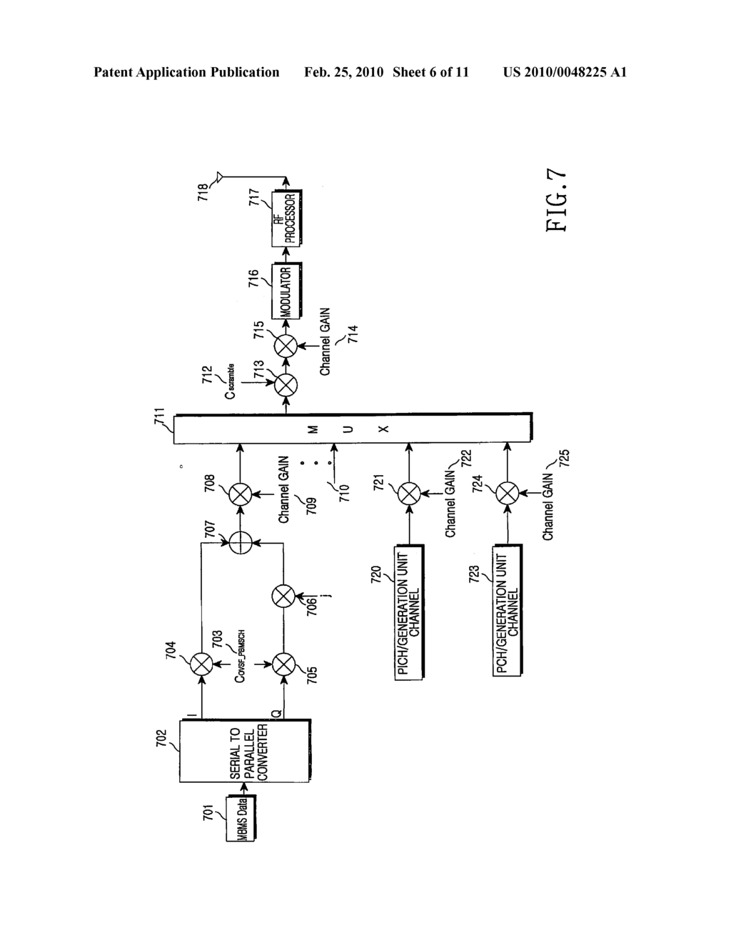 PAGING APPARATUS AND METHOD IN A MOBILE COMMUNICATION SYSTEM PROVIDING MULTIMEDIA BROADCAST MULTICAST SERVICE - diagram, schematic, and image 07