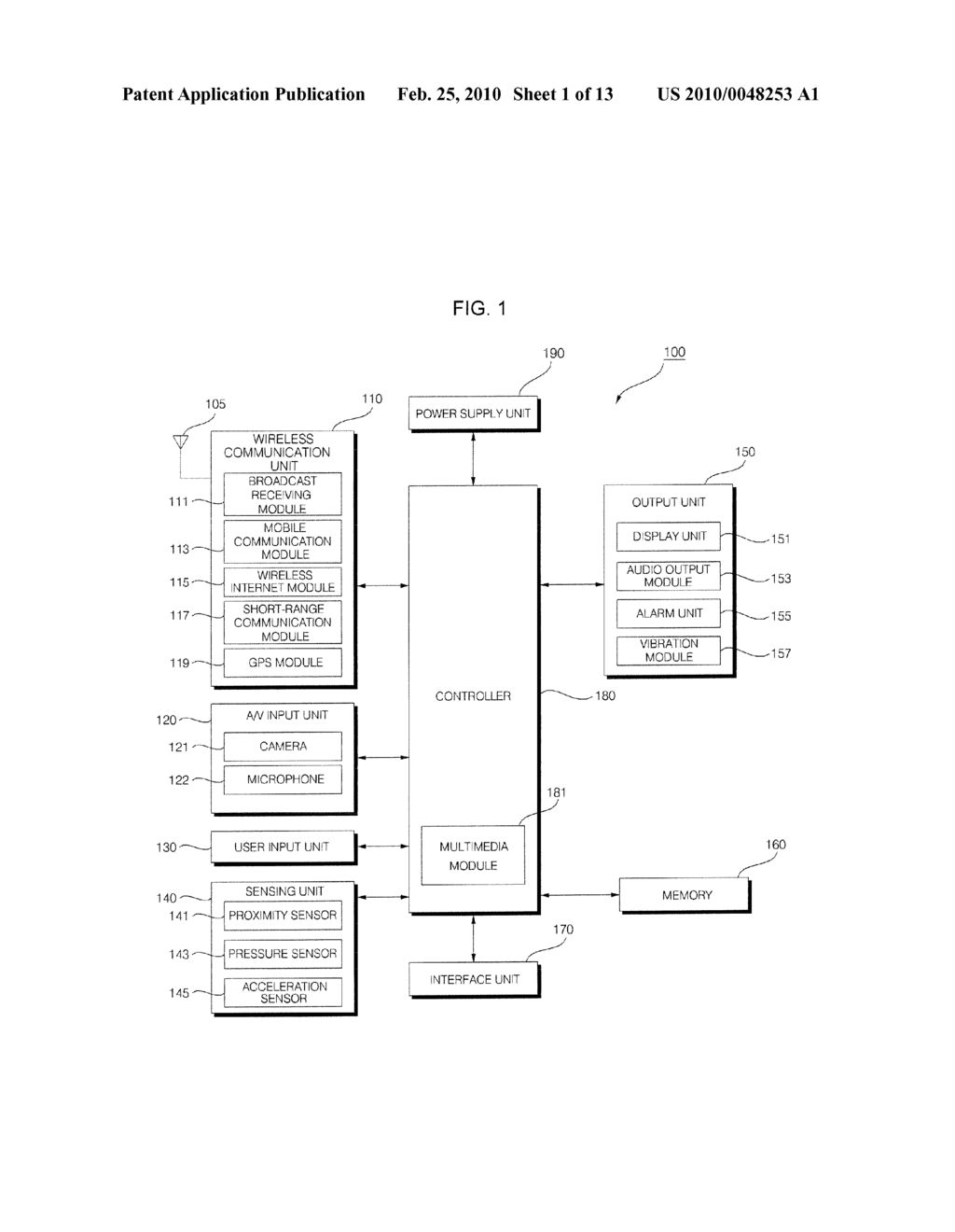 MOBILE TERMINAL AND METHOD OF REDUCING POWER CONSUMPTION IN THE MOBILE TERMINAL - diagram, schematic, and image 02