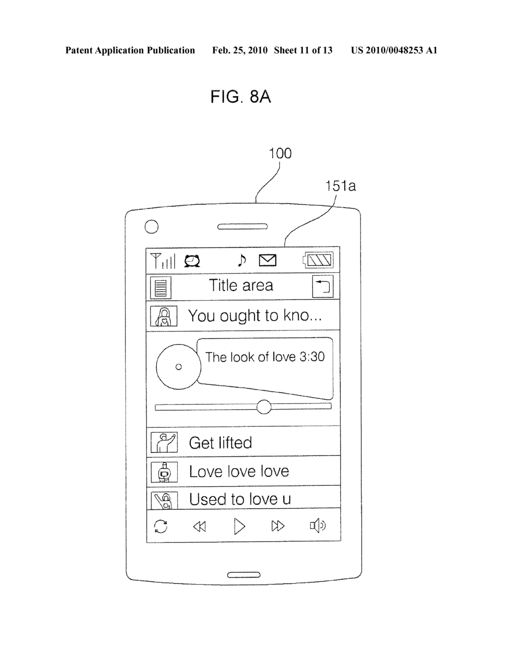 MOBILE TERMINAL AND METHOD OF REDUCING POWER CONSUMPTION IN THE MOBILE TERMINAL - diagram, schematic, and image 12