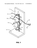 Wall-mounted home fitness training equipment diagram and image