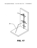 Wall-mounted home fitness training equipment diagram and image