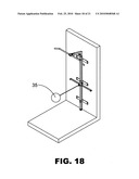 Wall-mounted home fitness training equipment diagram and image