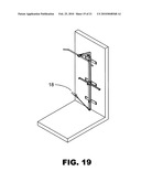 Wall-mounted home fitness training equipment diagram and image