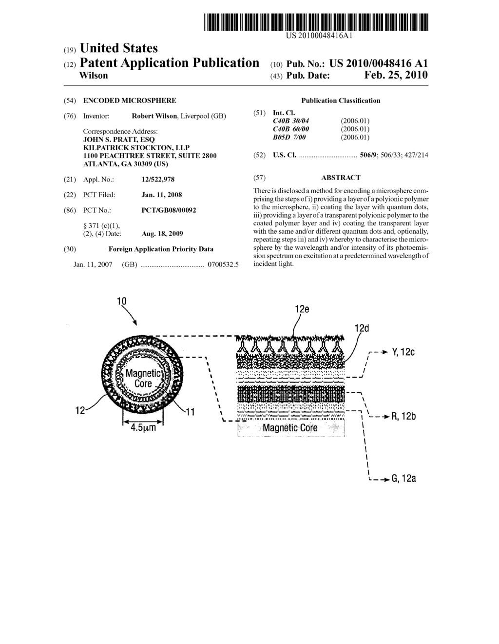 ENCODED MICROSPHERE - diagram, schematic, and image 01