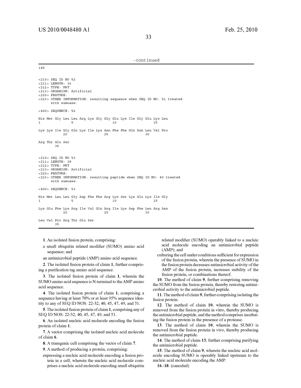 PRODUCTION OF ANTI-MICROBIAL PEPTIDES - diagram, schematic, and image 36