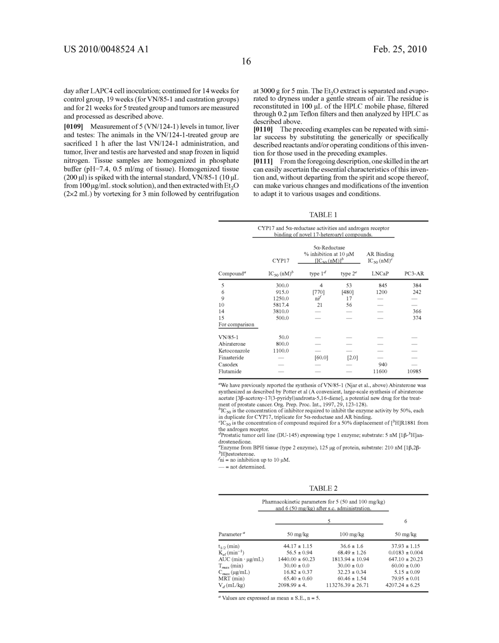 Novel C-17-Heteroaryl Steroidal CYP17 Inhibitors/Antiandrogens;Synthesis In Vitro Biological Activities, Pharmacokinetics and Antitumor Activity - diagram, schematic, and image 25