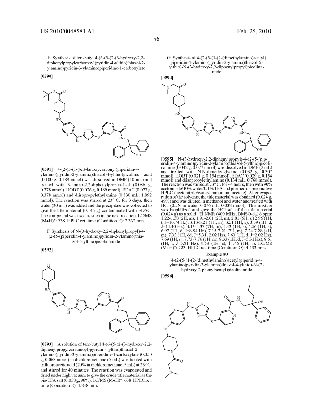 THIAZOLYL COMPOUNDS USEFUL AS KINASE INHIBITORS - diagram, schematic, and image 57