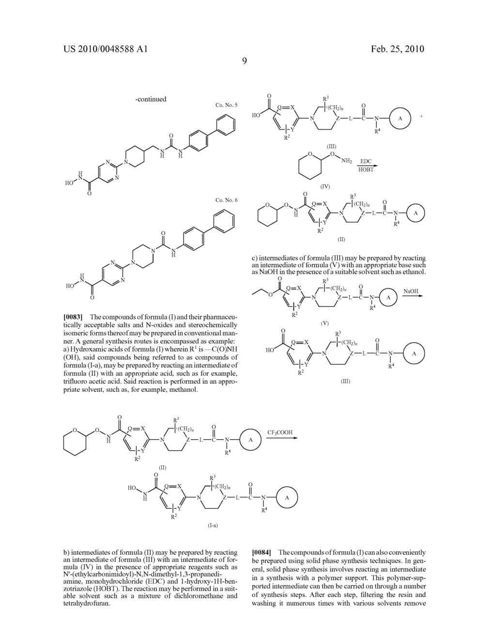 AMINOCARBONYL-DERIVATIVES AS NOVEL INHIBITORS OF HISTONE DEACETYLASE - diagram, schematic, and image 10