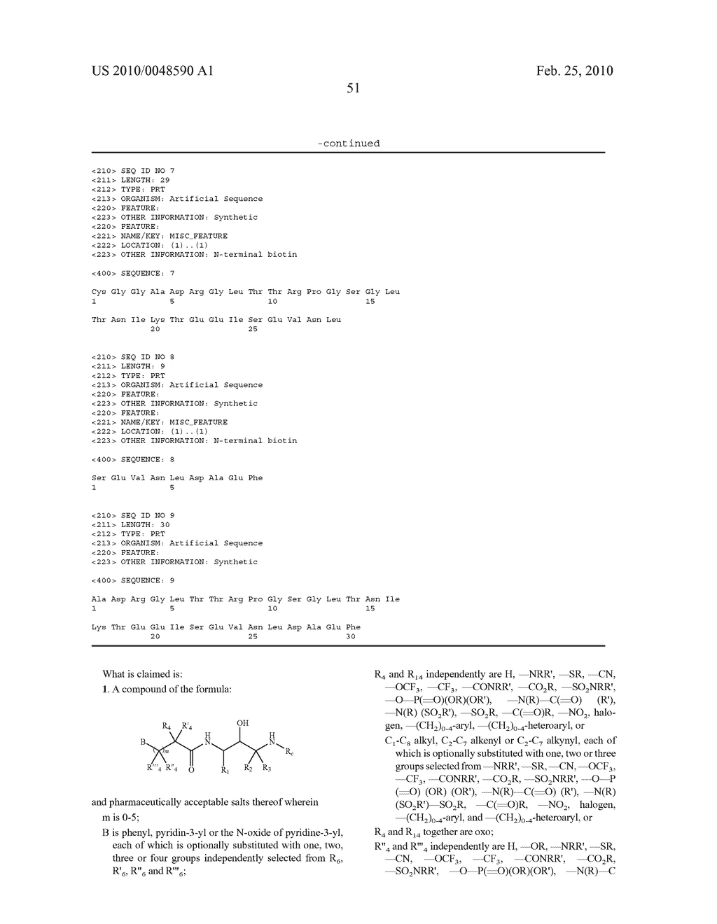 N-(3-AMINO-2-HYDROXY-PROPYL) SUBSTITUTED ALKYLAMIDE COMPOUNDS - diagram, schematic, and image 52