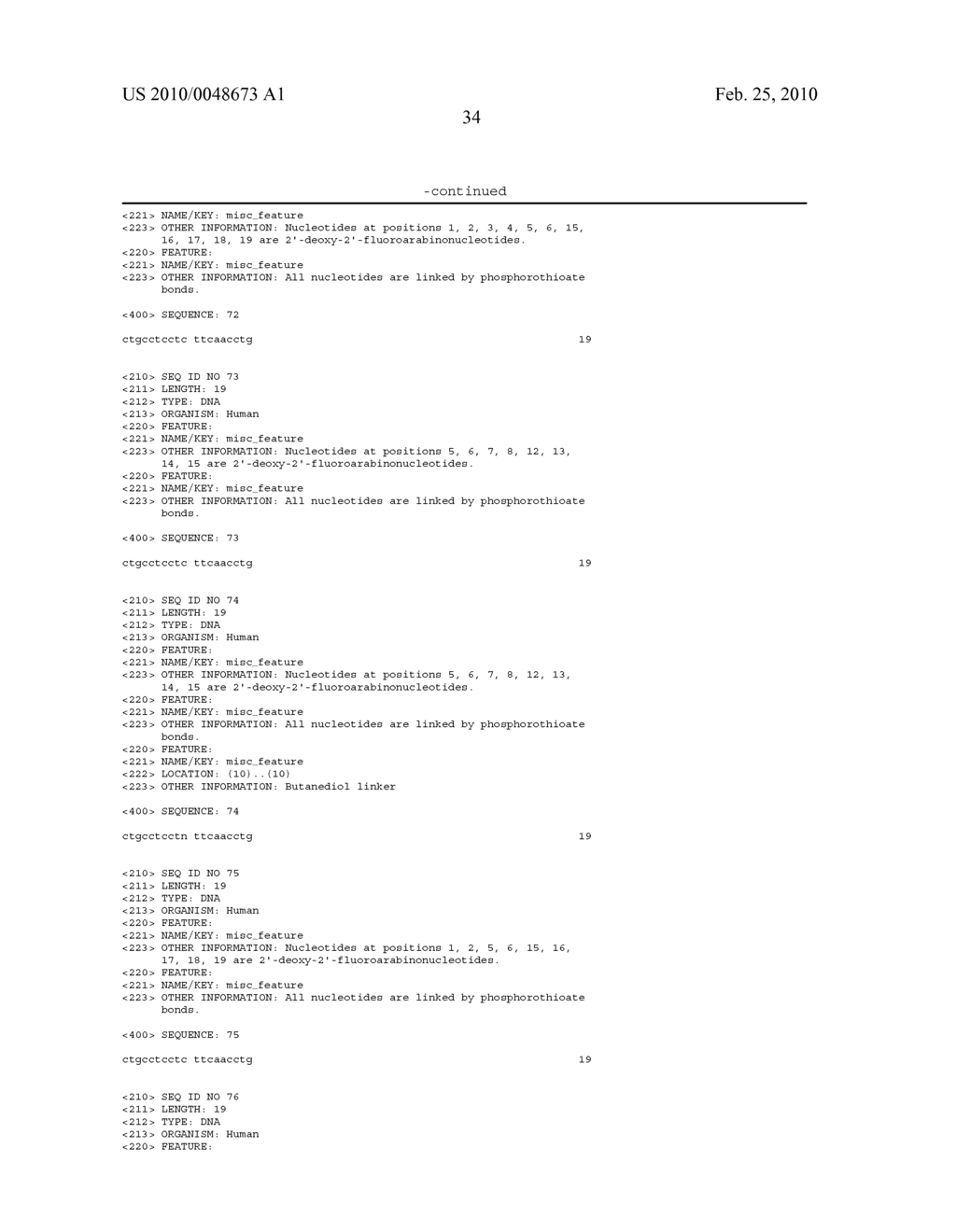 OLIGONUCLEOTIDES AFFECTING EXPRESSION OF PHOSPHODIESTERASES - diagram, schematic, and image 50