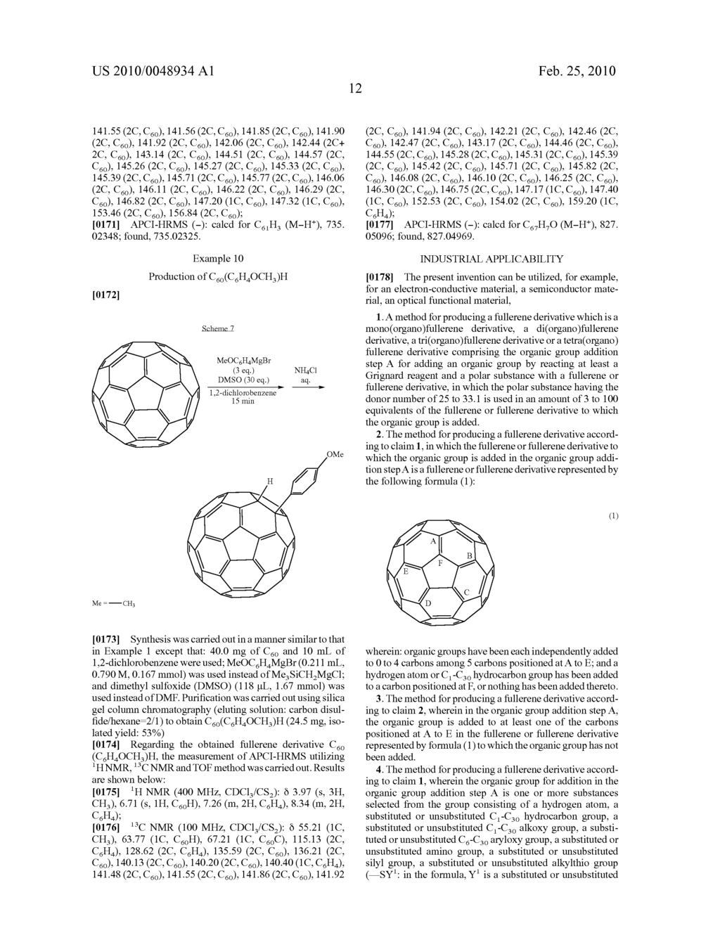 PROCESS FOR PRODUCING FULLERENE DERIVATIVE - diagram, schematic, and image 13