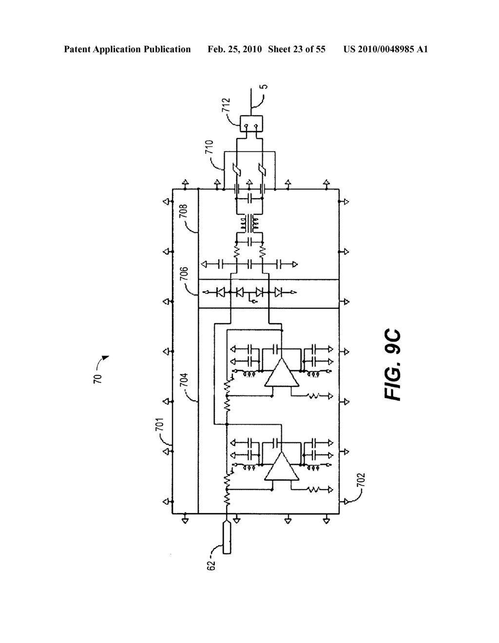 EMI/ESD hardened transducer driver driver for a closed loop neuromodulator - diagram, schematic, and image 24