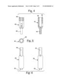 SURGICAL INSTRUMENT FOR STIMULATING, IN THE INTRAOPERATIVE PHASE, THE FUNCTIONING INSTABILITY OF ACETABULAR COMPONENTS OF HIP PROSTHESES diagram and image