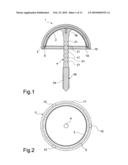 Coxo-femoral surface prosthesis for veterinary use diagram and image