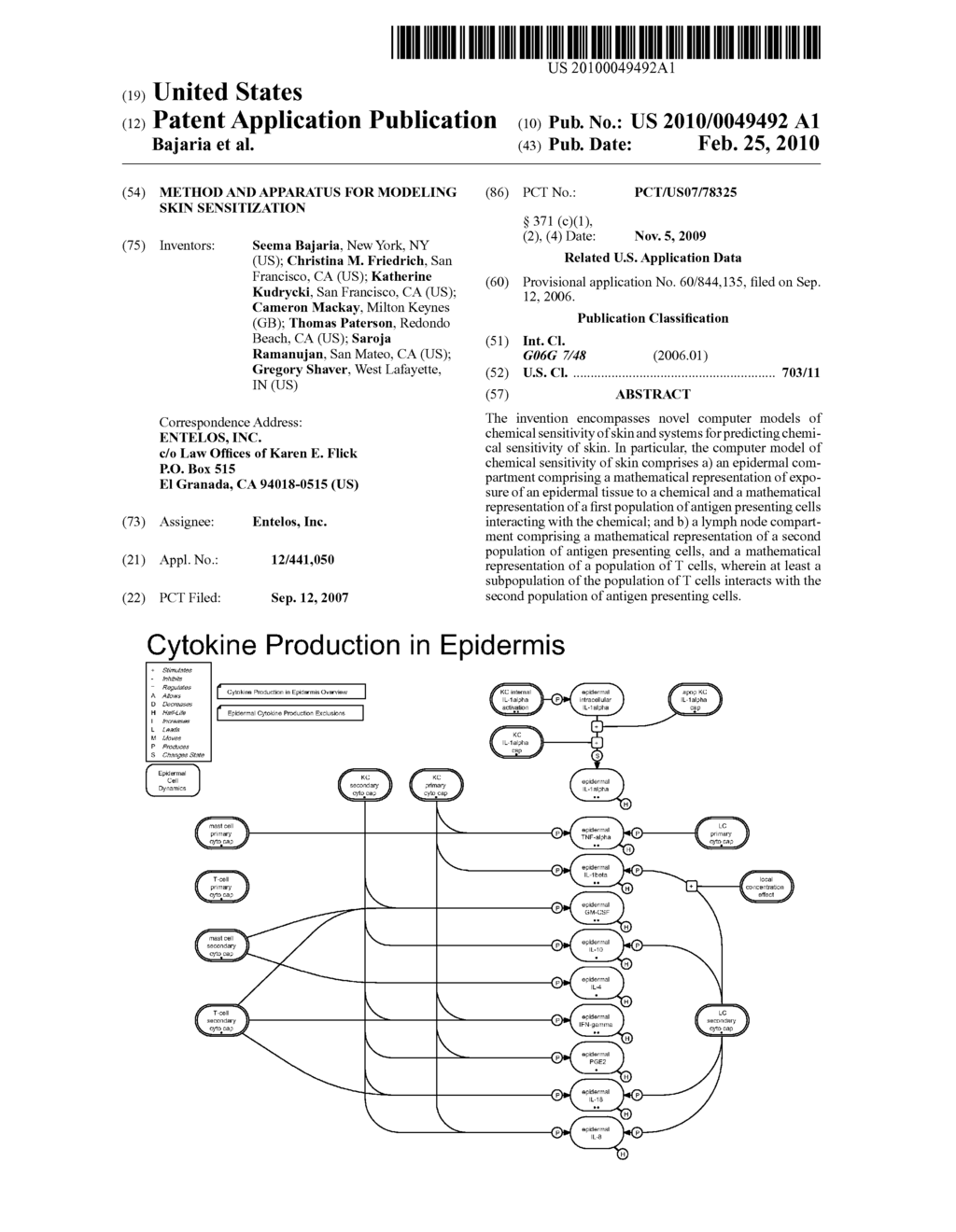 METHOD AND APPARATUS FOR MODELING SKIN SENSITIZATION - diagram, schematic, and image 01