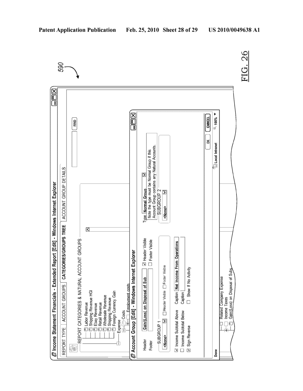 MULTI-COMPANY BUSINESS ACCOUNTING SYSTEM AND METHOD FOR SAME INCLUDING FINANCIAL REPORTING - diagram, schematic, and image 29