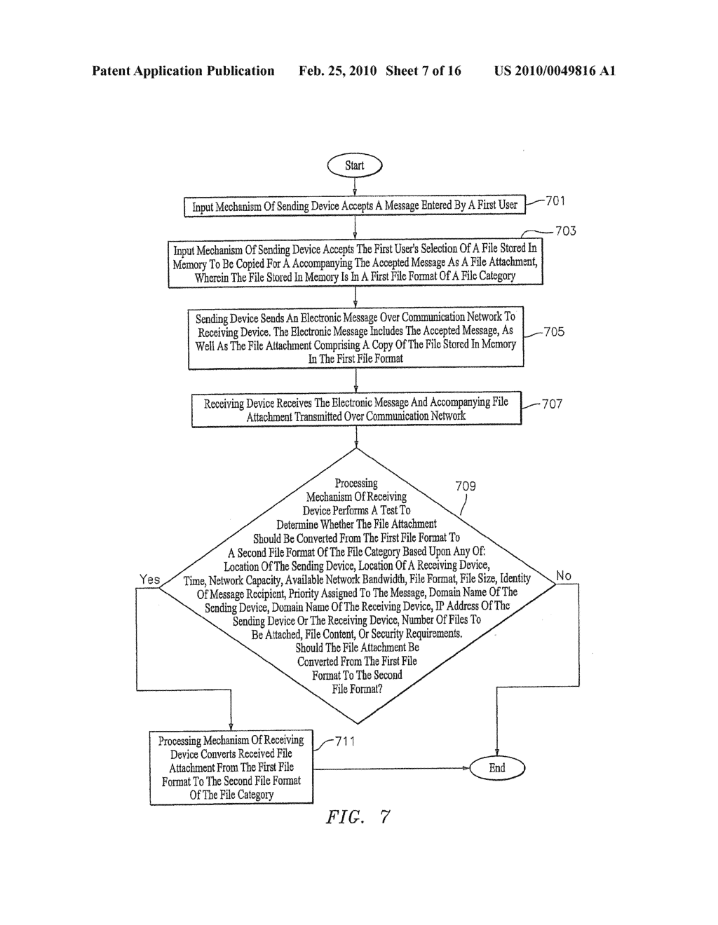 Methods, Computer Programs, And Apparatus For Performing Format Conversion Of Files Attached To Electronic Messages - diagram, schematic, and image 08