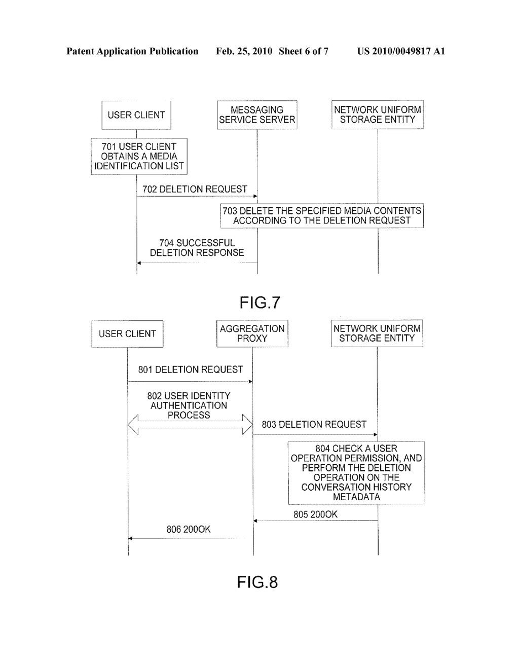 Method and messaging system for managing media contents in uniform storage - diagram, schematic, and image 07