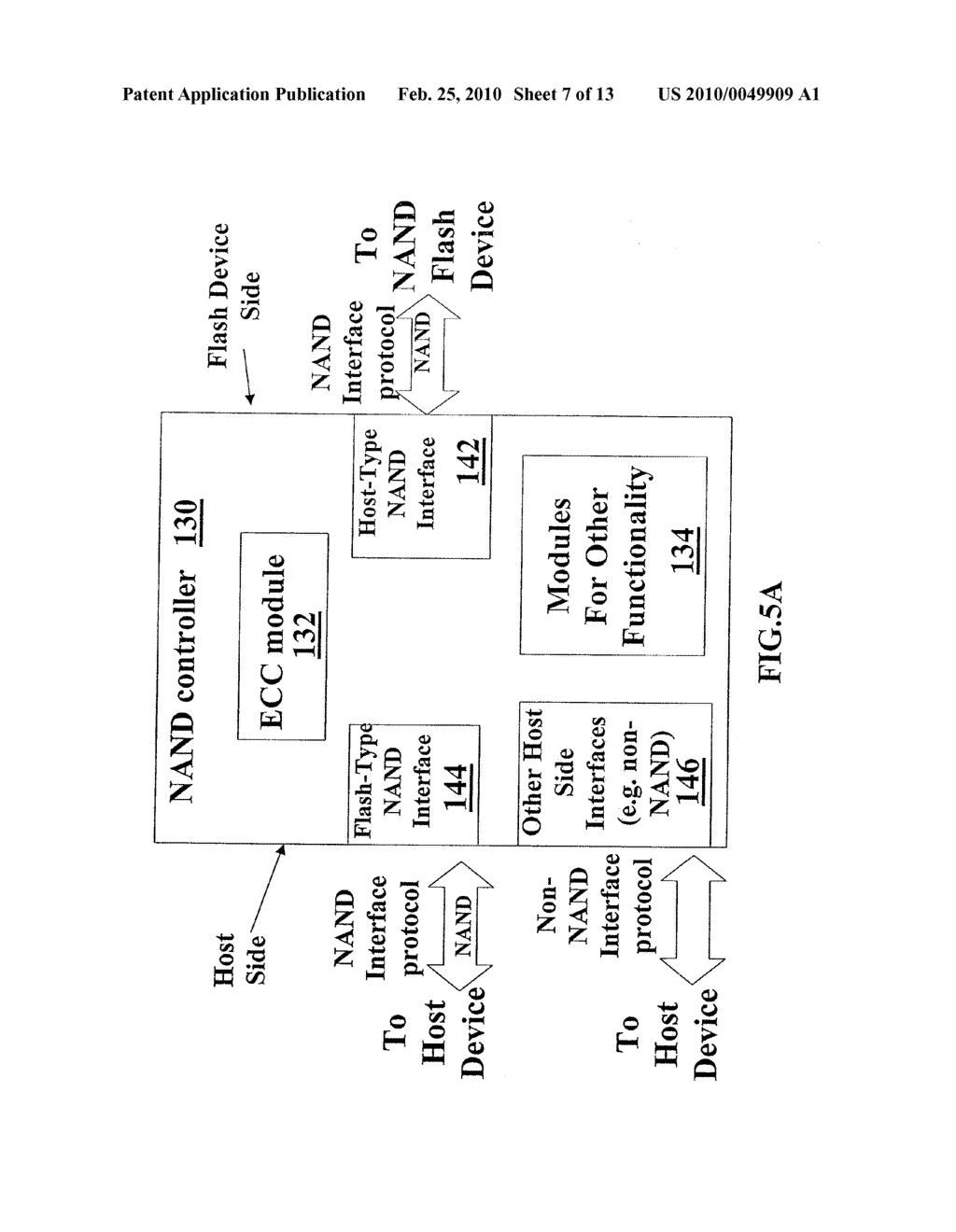 NAND Flash Memory Controller Exporting a NAND Interface - diagram, schematic, and image 08