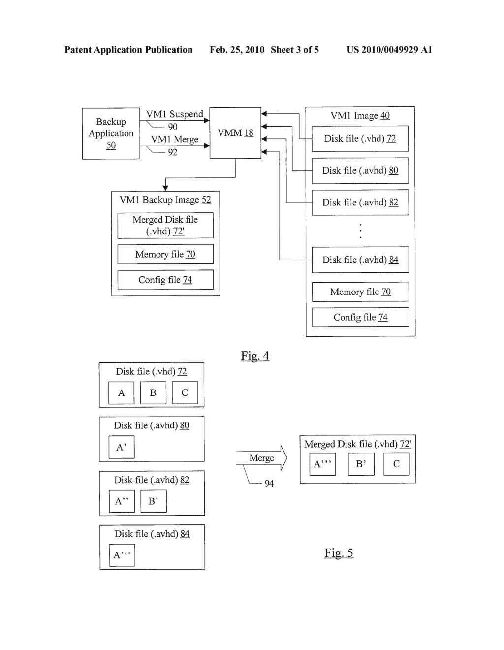 Efficient Management of Archival Images of Virtual Machines Having Incremental Snapshots - diagram, schematic, and image 04