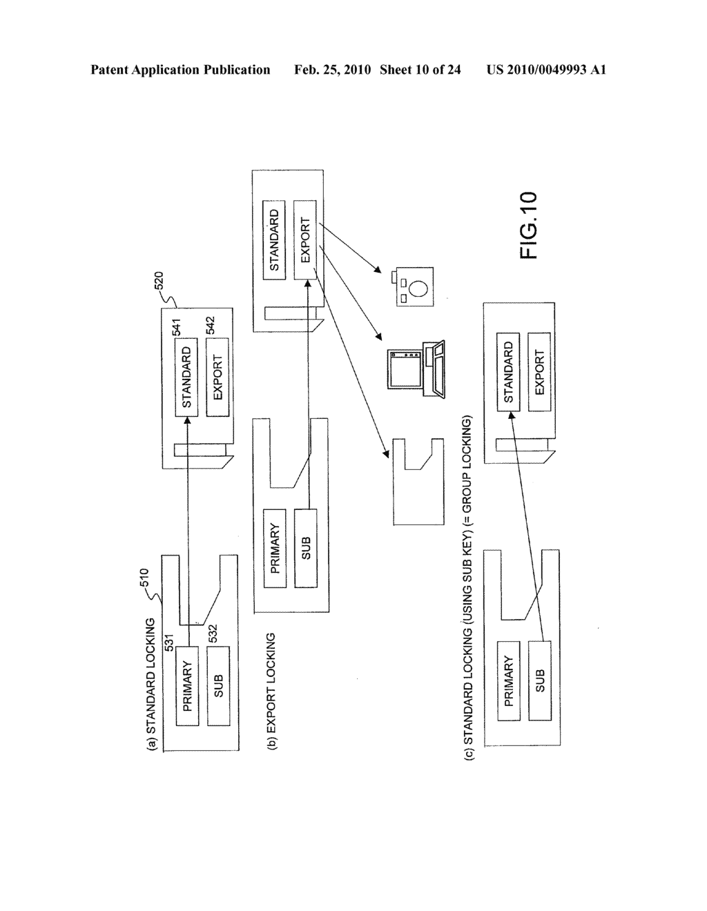 SYSTEMS AND METHODS FOR LOCKING AND EXPORTING THE LOCKING OF A REMOVABLE MEMORY DEVICE - diagram, schematic, and image 11