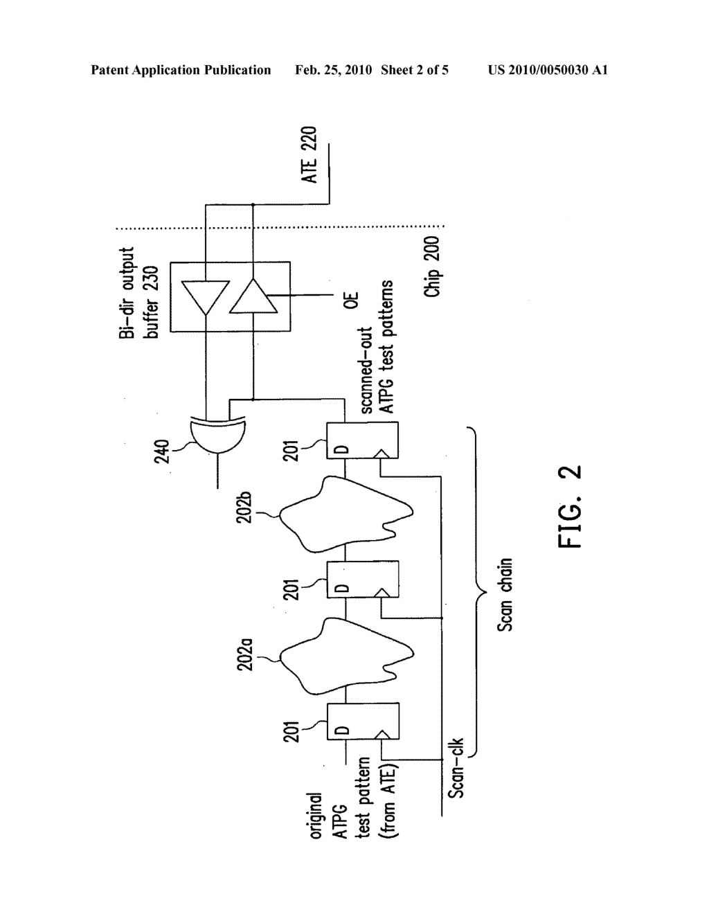 HIGH SPEED ATPG TESTING CIRCUIT AND METHOD - diagram, schematic, and image 03