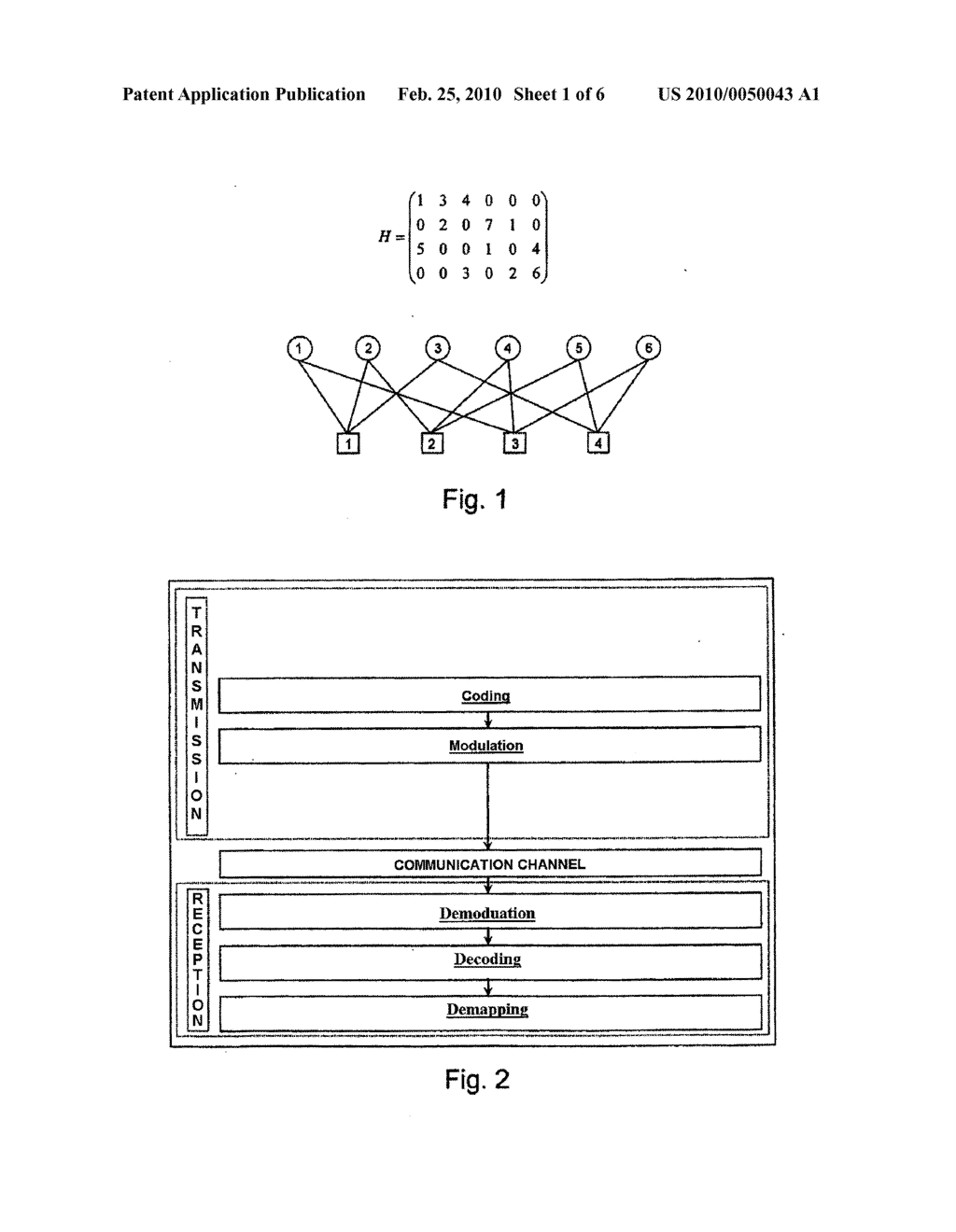 METHOD AND DEVICE FOR DECODING LDPC CODES AND COMMUNICATION APPARATUS INCLUDING SUCH DEVICE - diagram, schematic, and image 02