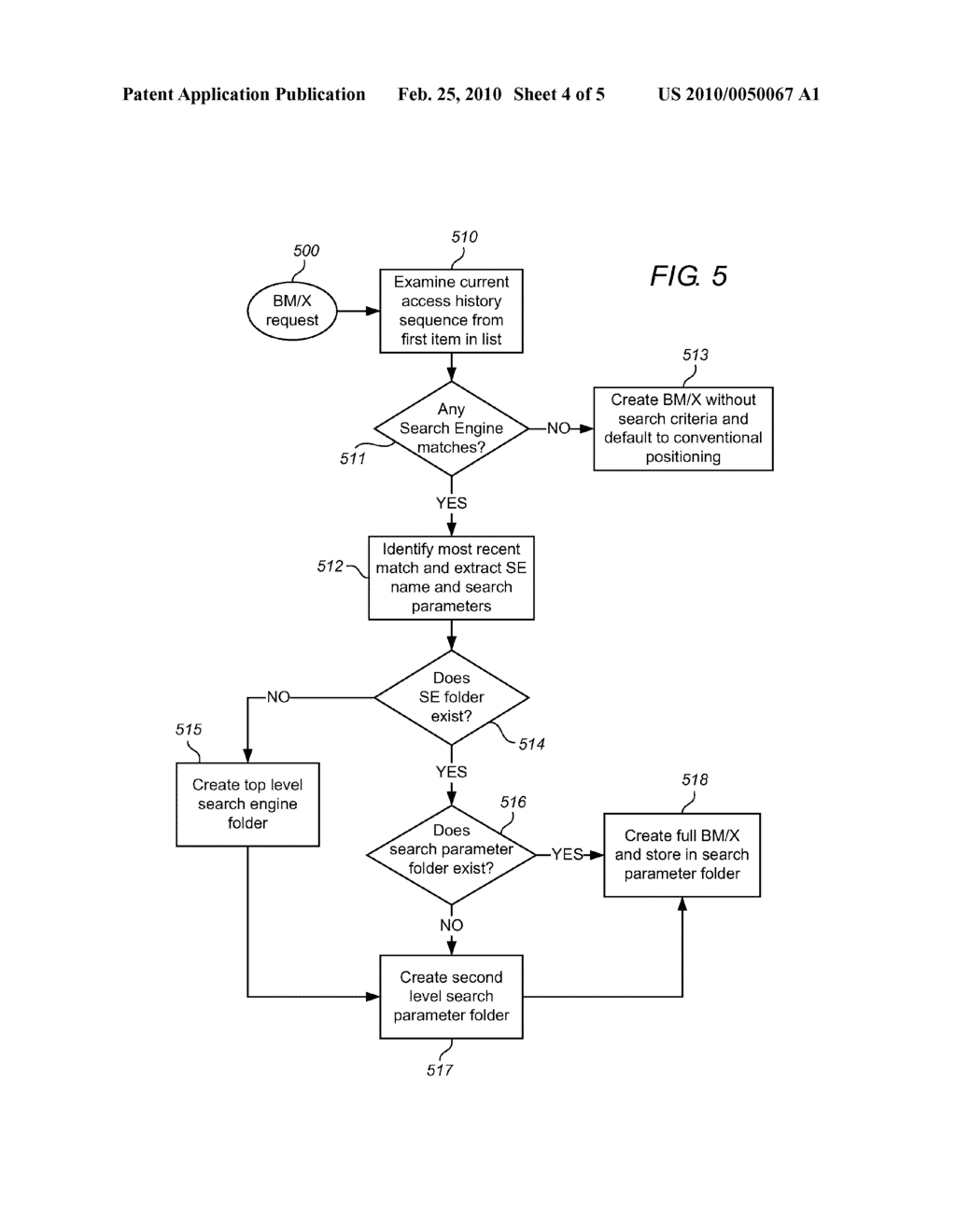 BOOKMARKING INTERNET RESOURCES IN AN INTERNET BROWSER - diagram, schematic, and image 05