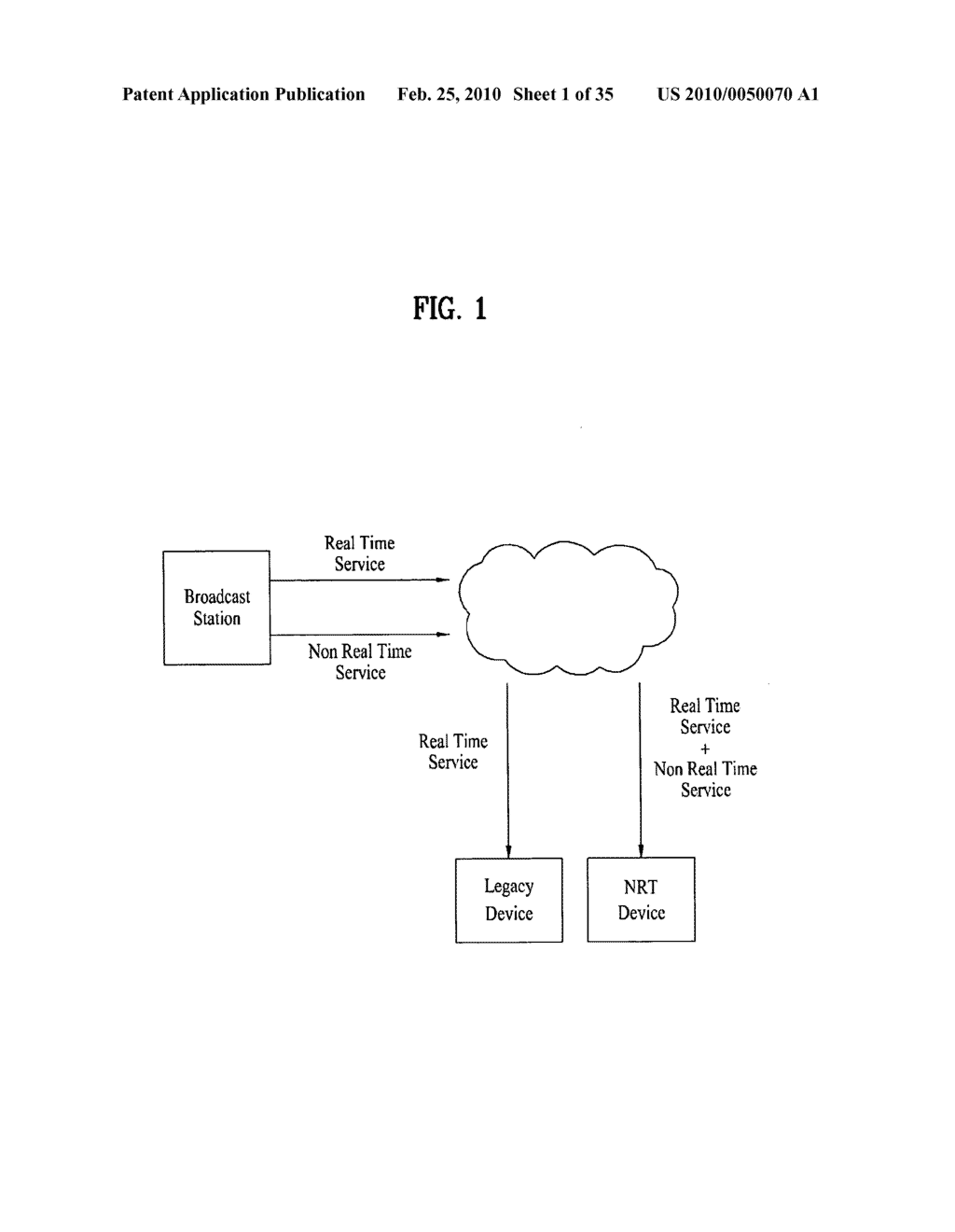 Method for processing a web service in an NRT service and a broadcast receiver - diagram, schematic, and image 02