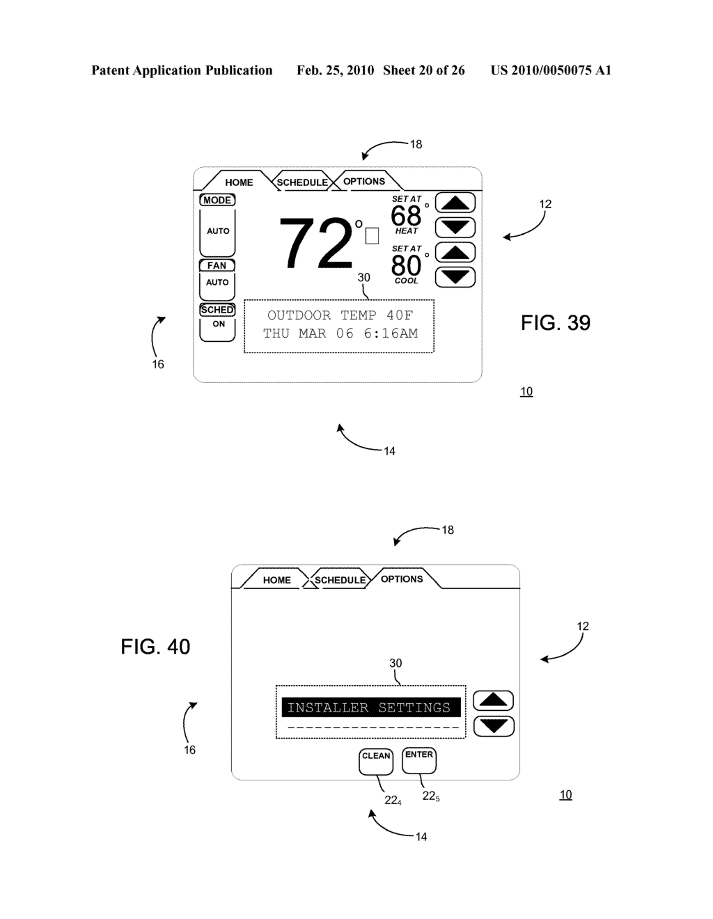 DISPLAY APPARATUS AND METHOD FOR A CONTROL UNIT FOR AN ENVIRONMENTAL CONTROL SYSTEM - diagram, schematic, and image 21