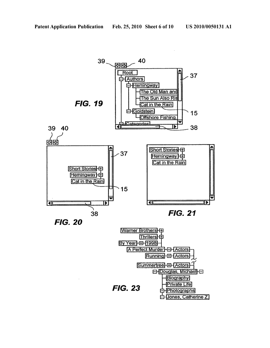 Interface And Method For Exploring A Collection of Data - diagram, schematic, and image 07