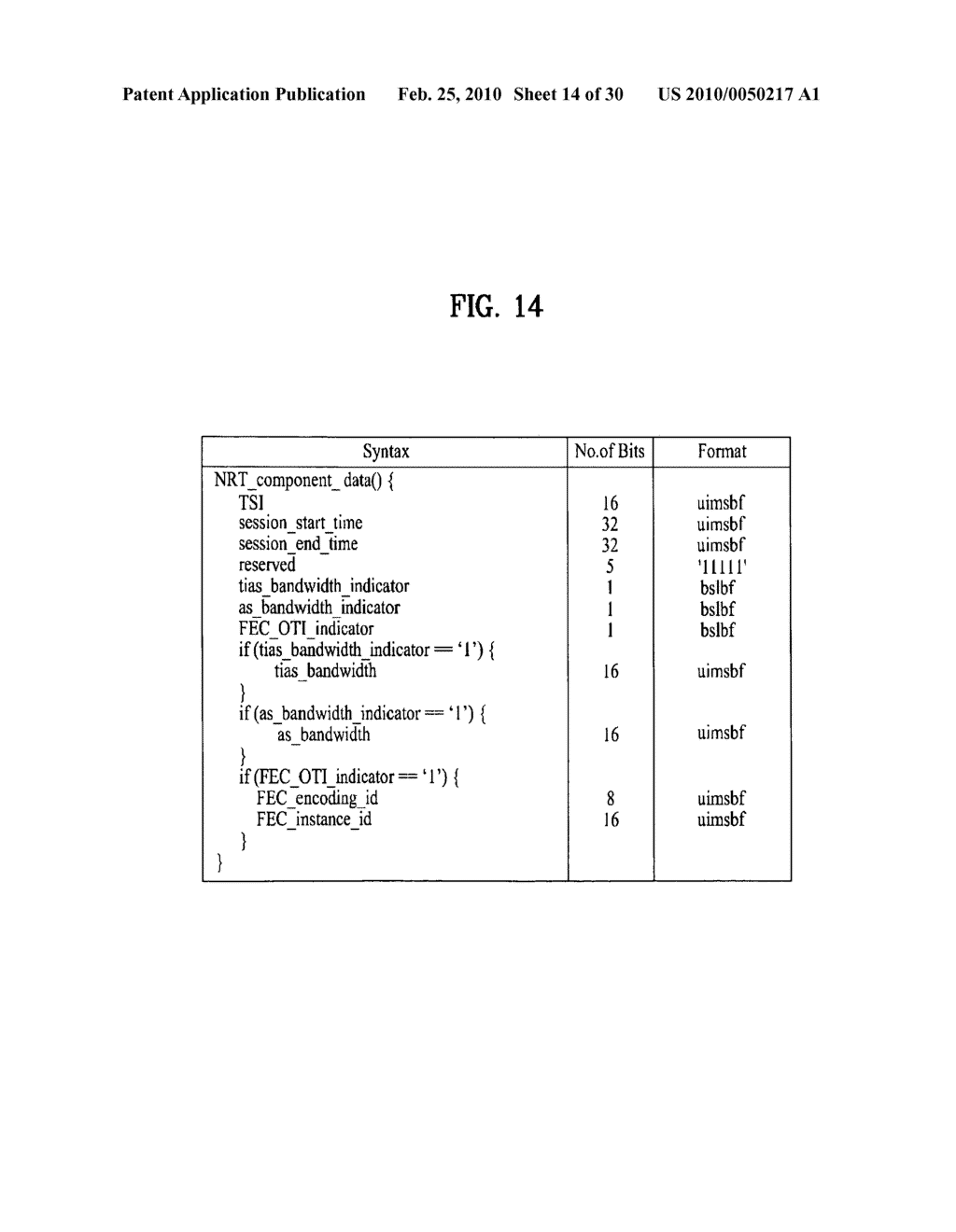 Method for processing additional information related to an announced service or content in an NRT service and a broadcast receiver - diagram, schematic, and image 15