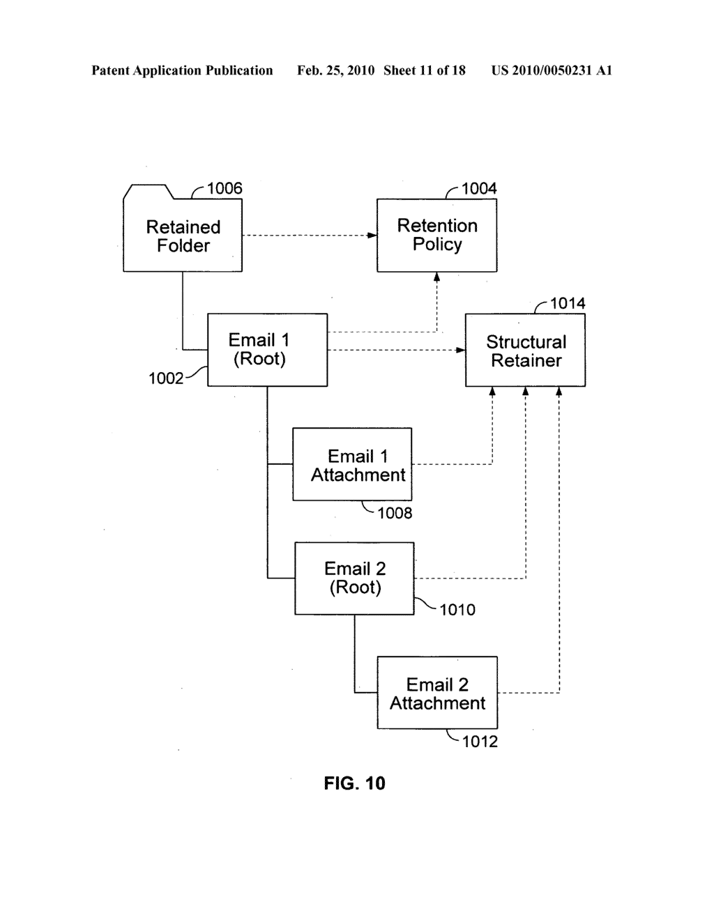 Resolving retention policy conflicts - diagram, schematic, and image 12