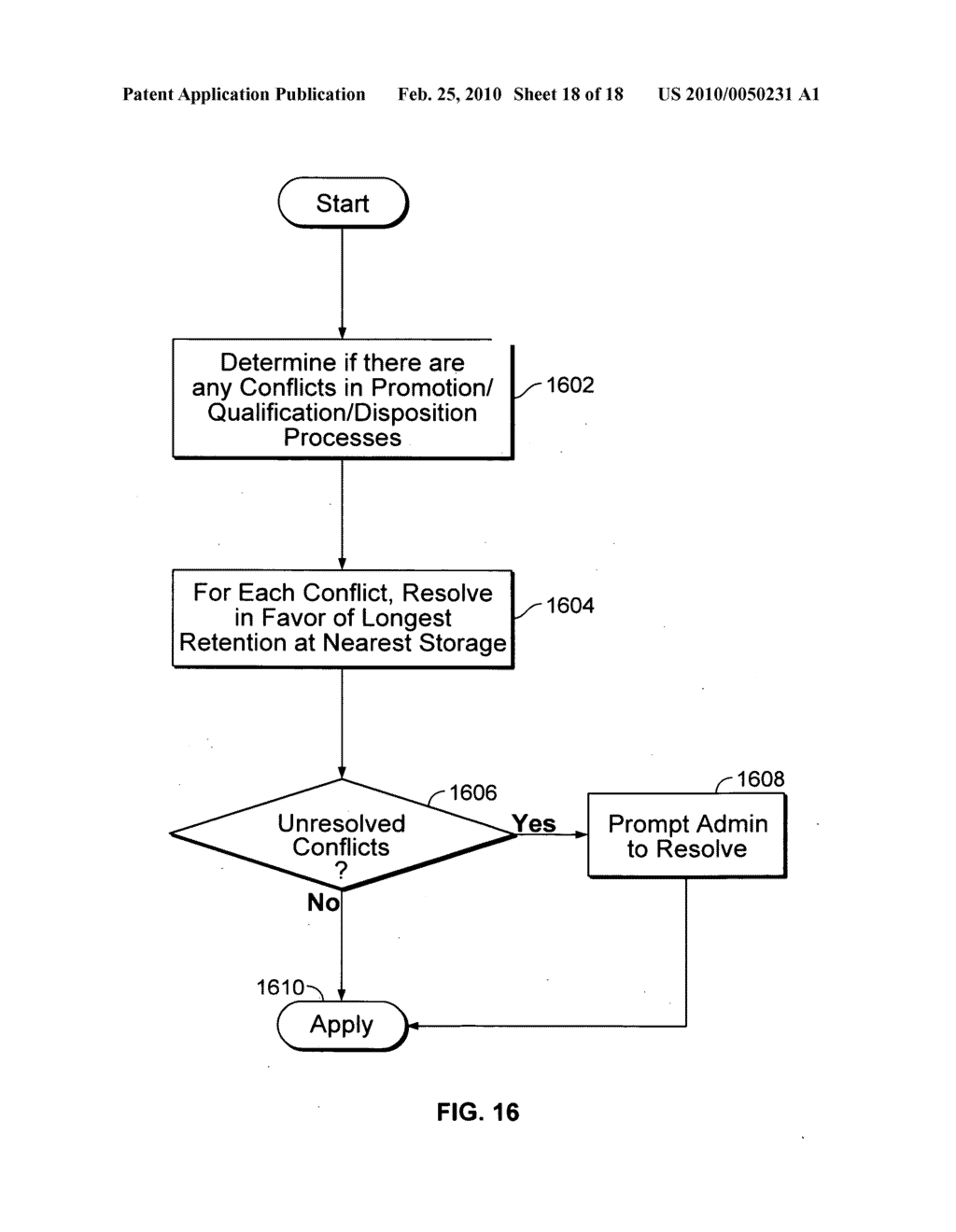 Resolving retention policy conflicts - diagram, schematic, and image 19