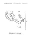 STRUCTURE OF A MEASURING TAPE DEVICE diagram and image