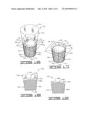 FLORAL SLEEVE HAVING AN ARCUATE UPPER END diagram and image