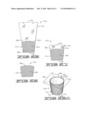 FLORAL SLEEVE HAVING AN ARCUATE UPPER END diagram and image