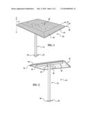 Bus-stop shelter diagram and image