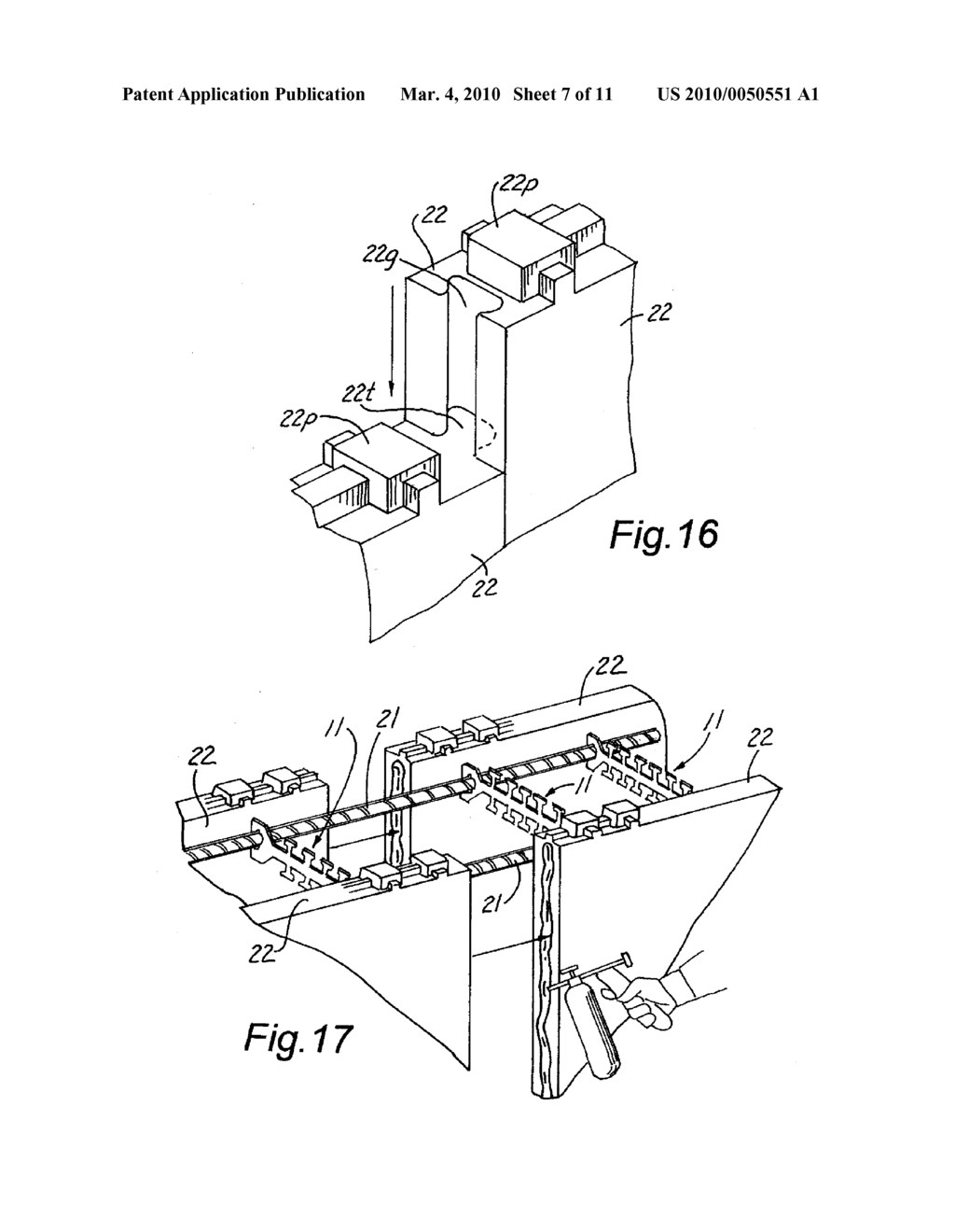 Method and Apparatus for Using Foam Panels As Forms For Making Concrete Walls - diagram, schematic, and image 08