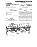 Solar trough frame, part and method diagram and image