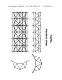 Solar trough frame, part and method diagram and image