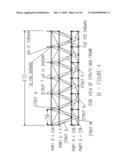 Solar trough frame, part and method diagram and image