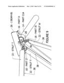 Solar trough frame, part and method diagram and image