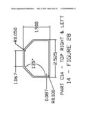 Solar trough frame, part and method diagram and image