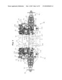 Axle Driving Apparatus for a Zero Turn Radius Vehicle diagram and image