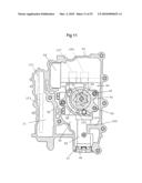 Axle Driving Apparatus for a Zero Turn Radius Vehicle diagram and image